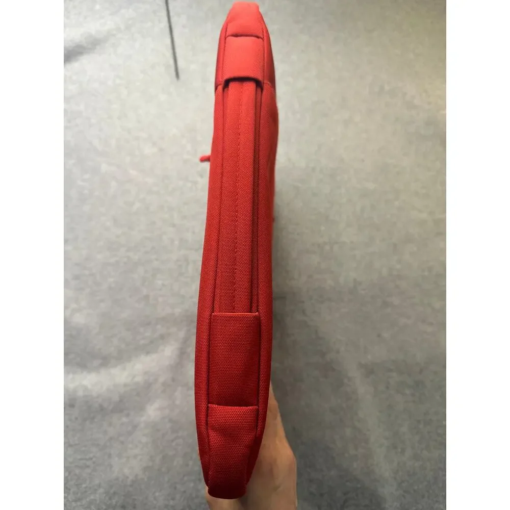 Mosiso Laptop Sleeve Bag Padded Zipper Pocket Red Tech
